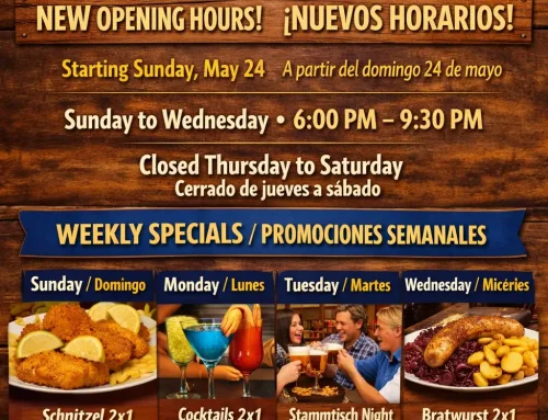New Opening Hours starting Sunday, May 24!