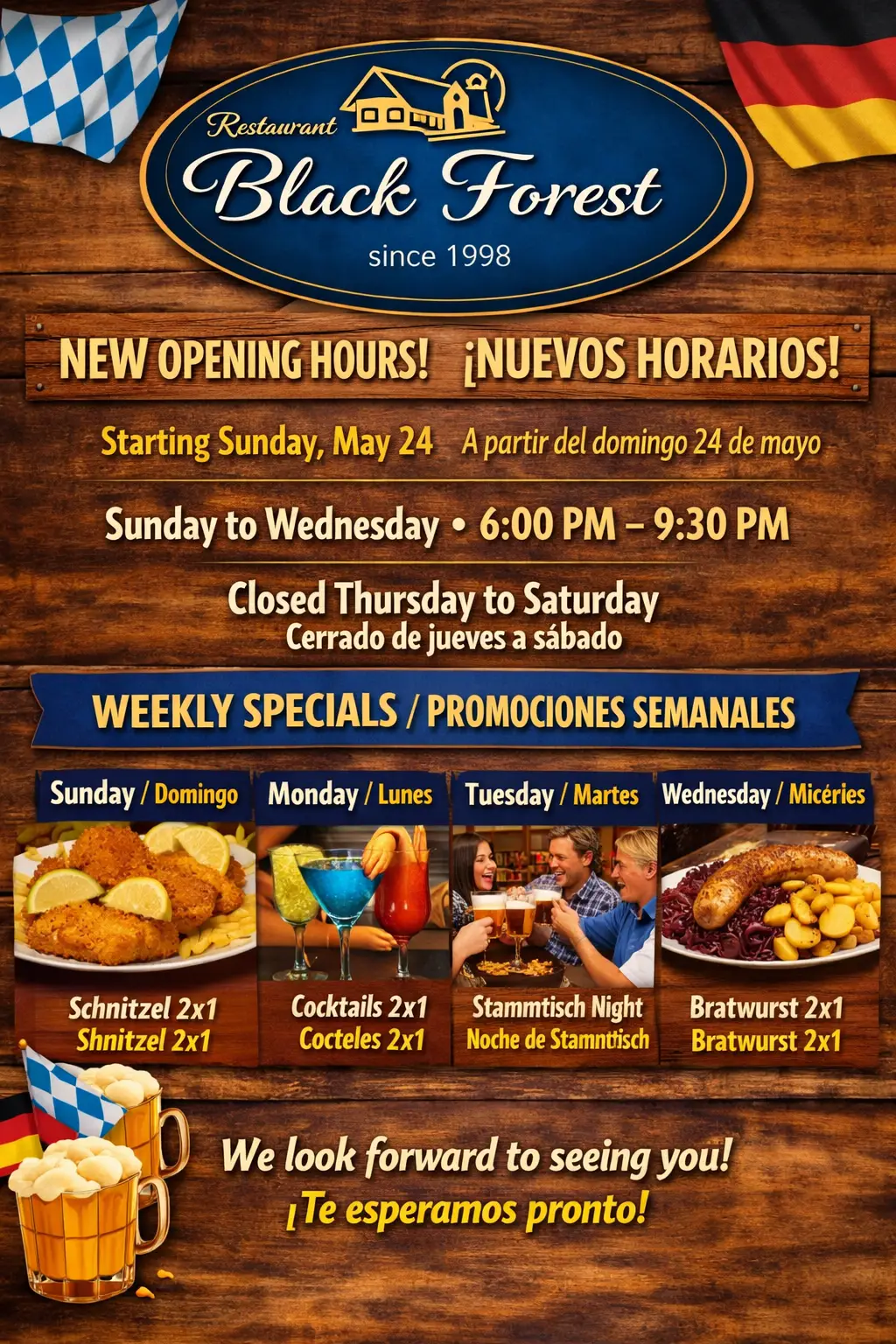 2026 Summer hours and Promotion