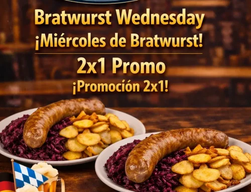 Bratwurst Wednesday — 2×1 Special!
